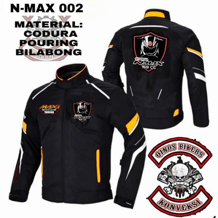 Gambar jaket touring polos motor - Nmax yellow, S dari Dian Store.Sale undefined Tokopedia