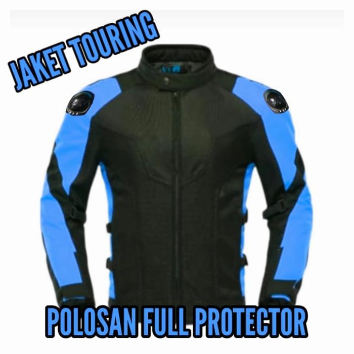 Jual jaket touring polos motor Nmax yellow, XL Kota Bandung