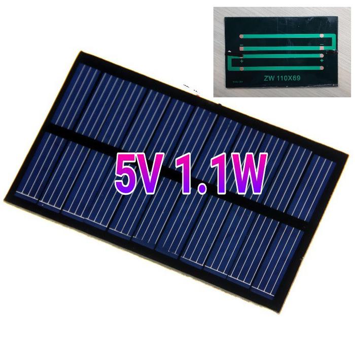 Gambar solar cell panel mini for smartphone power bank 5V-charger alternatif - 5V 1.1W dari KJ aksesoris elektronik undefined Tokopedia