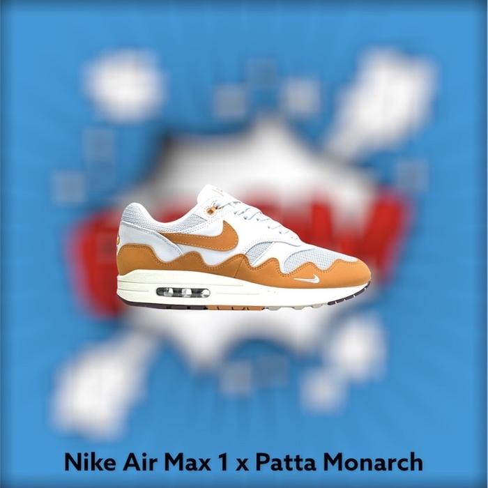 Promo Nike air max x patta monarch ORIGINAL Orange, 39 Kota