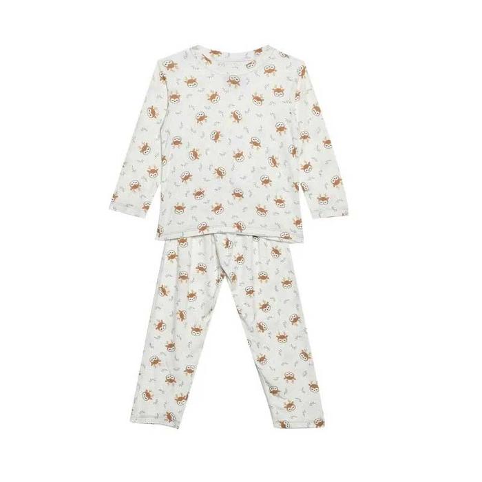 Gambar HIKARUSA LONG SLEEVE LONG PANTS Baju Tidur Bayi Anak TENCEL SETELAN - 3-6m, Baby Deer dari BabymaniashopID undefined Tokopedia