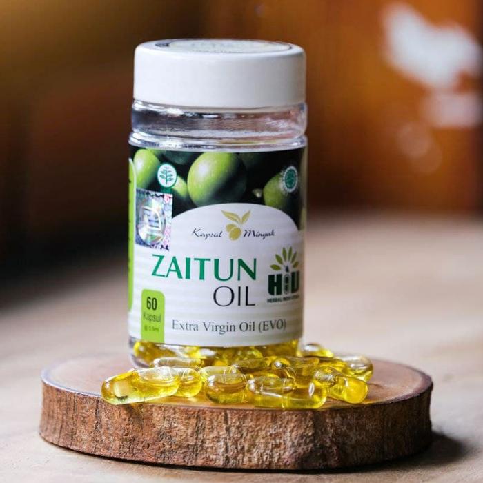 Gambar Zaitun Oil Kapsul Antioksidan Alami Jaga Imunitas Herbal Indo Utama - isi 60 Kapsul dari Herbal Indo Utama Store undefined Tokopedia