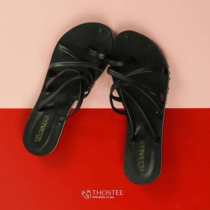 Gambar Thostee Sandal Wanita Kirana - Black, 40 dari THOSTEE OFFICIAL undefined Tokopedia