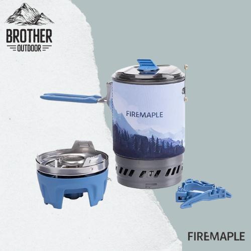 Gambar Cooking Set Nesting Firemaple Polaris Stove X5 Cooking System - Biru dari Brother Outdoor Store undefined Tokopedia