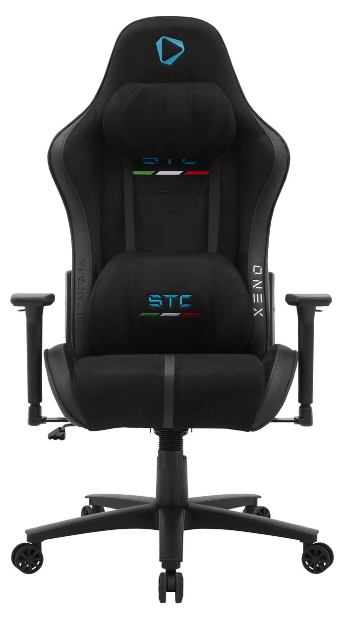 Gambar ONEX STC Alcantara Premium Gaming Chair Kursi Gamer Game dengan Bahan AirSuede dan Microfiber Kualiti Tinggi dan Mekanisme Tilt 90-135 Derajat untuk Kenyamanan Maksimal - Hitam dari Click & Go Tokopedia undefined Tokopedia