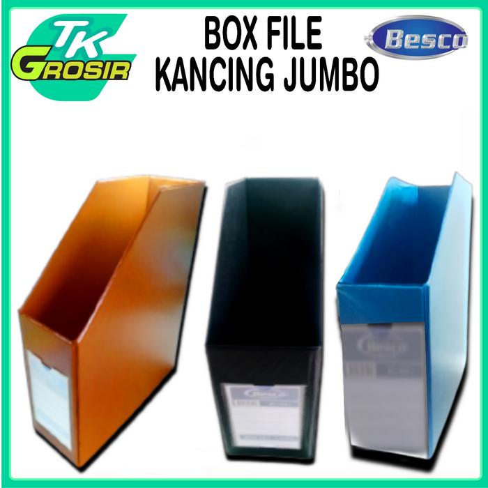 Gambar BOX FILE KANCING JUMBO BESCO - Biru dari tkgrosir88 undefined Tokopedia