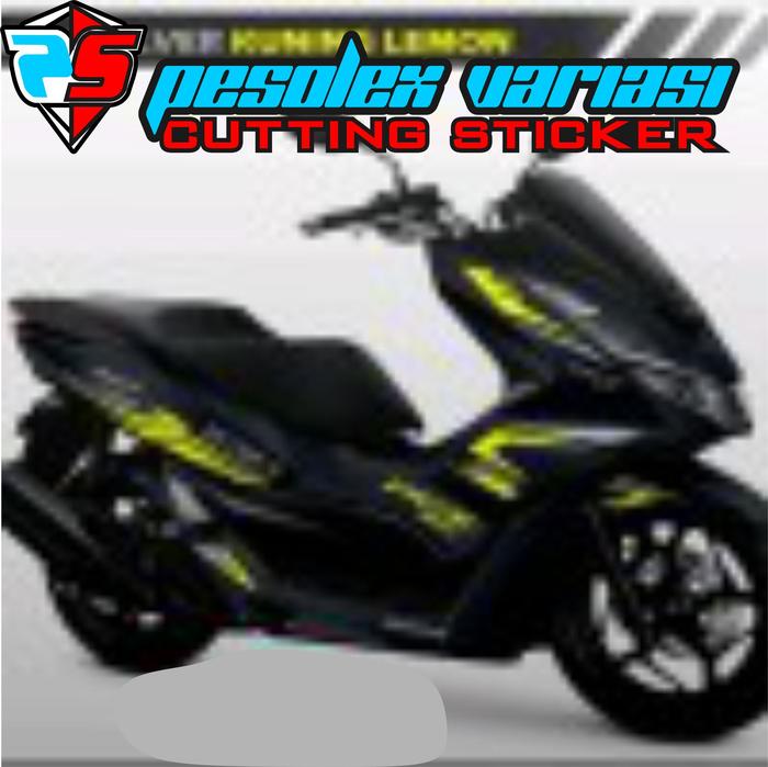Gambar Sticker PCX 160 HITAM Cutting Stiker New Pcx - lemon dari Pesolex Variasi undefined Tokopedia