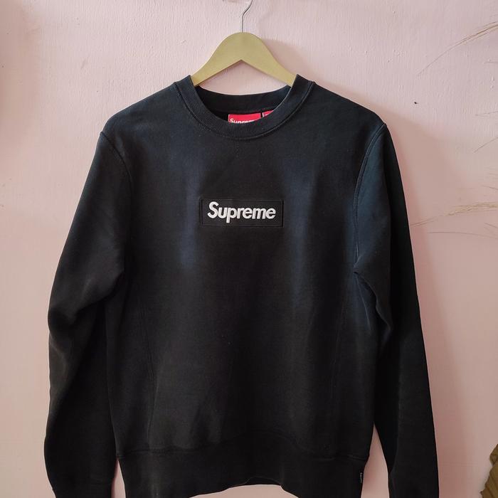 Supreme Box Logo Crewneck 22fw Mサイズ ブラック