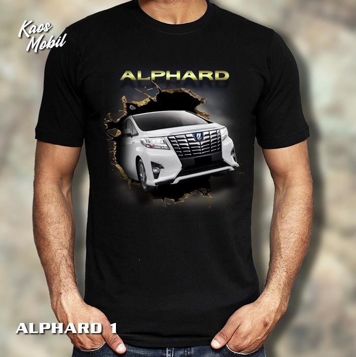 Gambar Kaos MOBIL ALPHARD Vellfire Baju Gambar Mobil Toyota Alphard - Hitam, S dari kaos3dbagus undefined Tokopedia