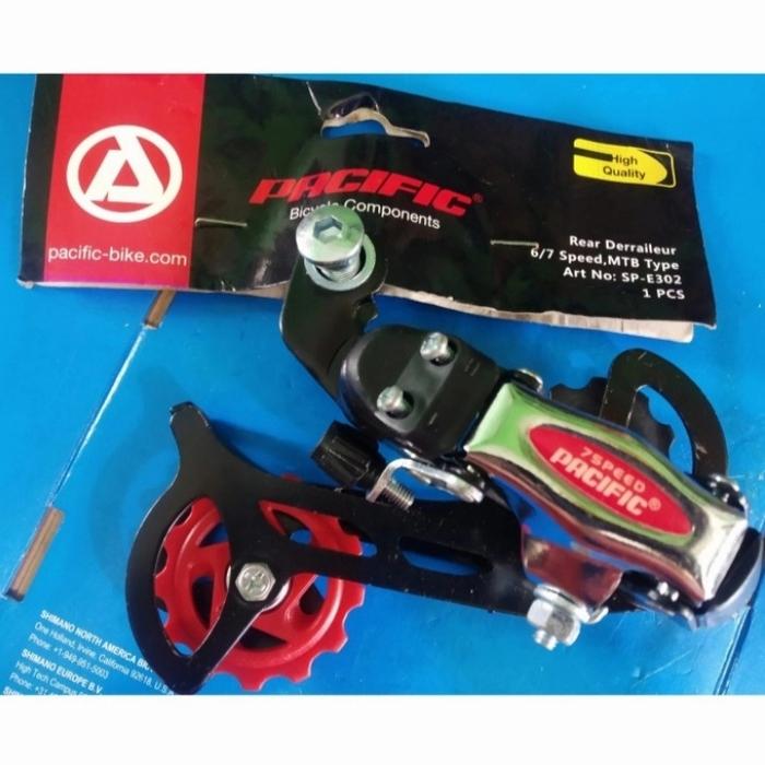 Gambar RD SEPEDA | RD PACIFIC | REAR DERAILLUER PACIFIC SP-E302 7 SPEED | RD - Model baut dari Liuss bike undefined Tokopedia