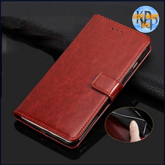 Gambar Oppo F9 F7 F5 F3 F1S Flip cover case wallet standing sarung dompet hp - Maroon, F9 dari Tripel X Indonesia undefined Tokopedia