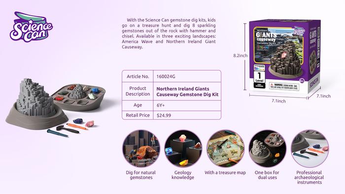 Gambar Science Can Gemstone Dig mainan edukasi gali tanah batu berlian anak - Nothern dari petite.playland undefined Tokopedia