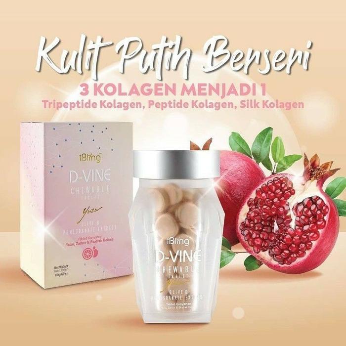 Gambar D Vine Collagen Original Pemutih kulit Badan isi 30 tablet dari joestoree12 undefined Tokopedia