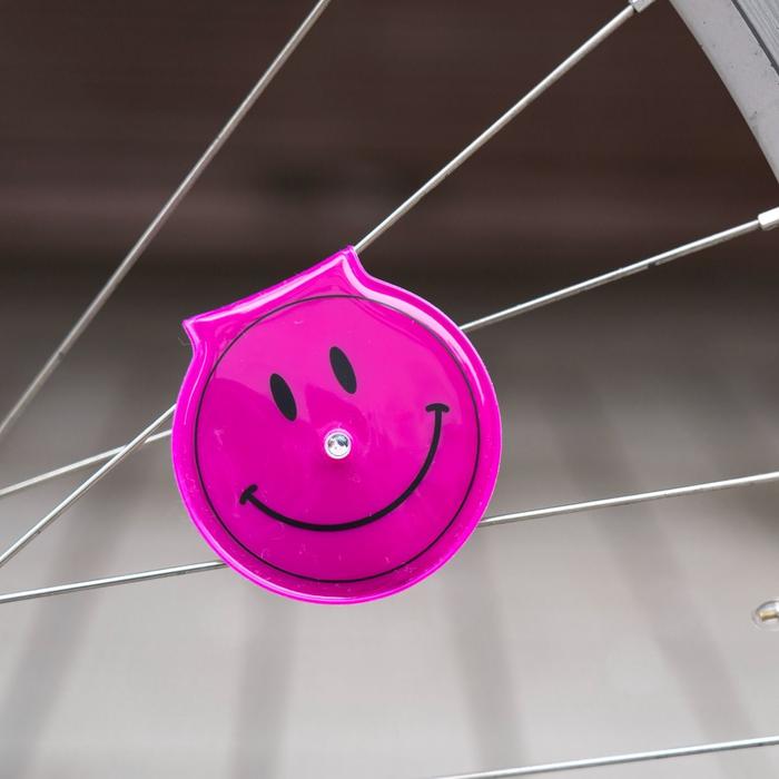 Gambar BLUELUG SMILE REFLECTOR CLIP blue lug reflektor sepeda - Ungu dari MALO MART undefined Tokopedia