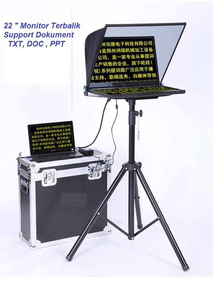 Gambar Teleprompter Magic Glass DM 50 T 20" Include Hardcase Tripod - w/mon 22 dari dian mitra undefined Tokopedia