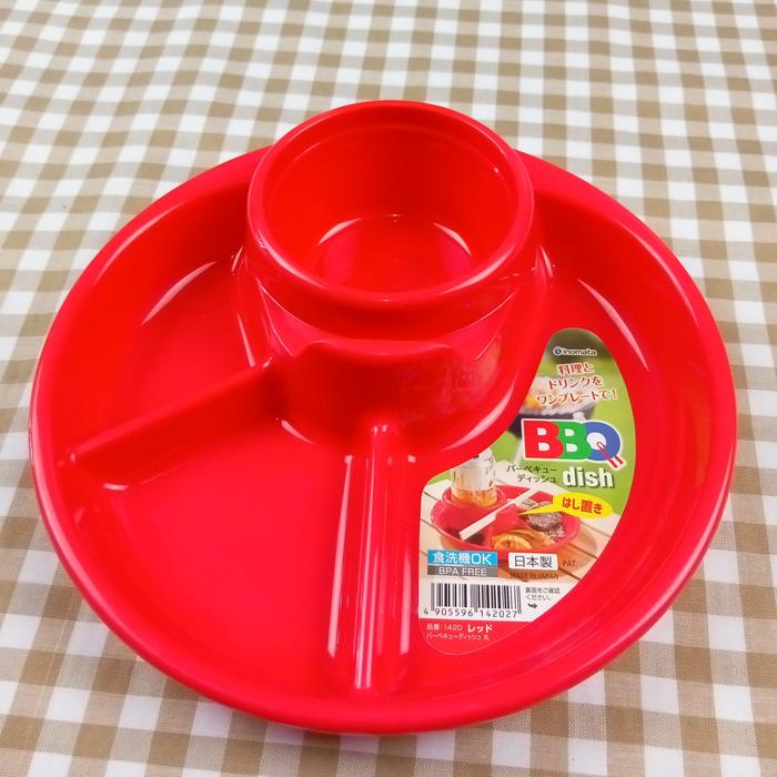 Gambar Piring Makan Anak 4 Sekat BPA Free Mpasi BLW Baby Plate Feeding Makan - Merah dari Bakul Bekal undefined Tokopedia