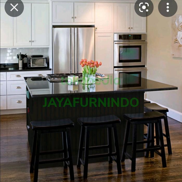 Gambar mini bar, meja island. kitchen island, kitchen set, meja dapur, dari JAYA FURNINDO undefined Tokopedia