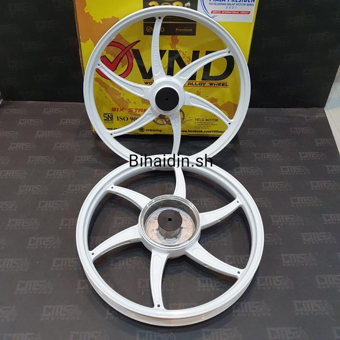 Gambar velg vnd six star ring 17 140/160 vega,jupiter z/mx old,fizr,rx king - Putih, ring 17,140x160 dari bihaidin sh undefined Tokopedia