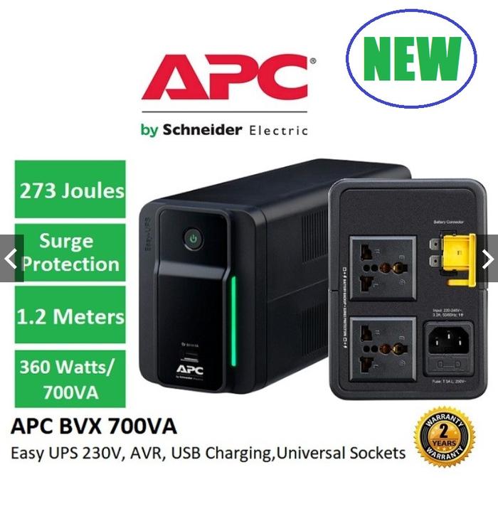 Jual UPS APC Easy UPS BVX 700VA 360W USB Charging BVX700LUI-MS ...