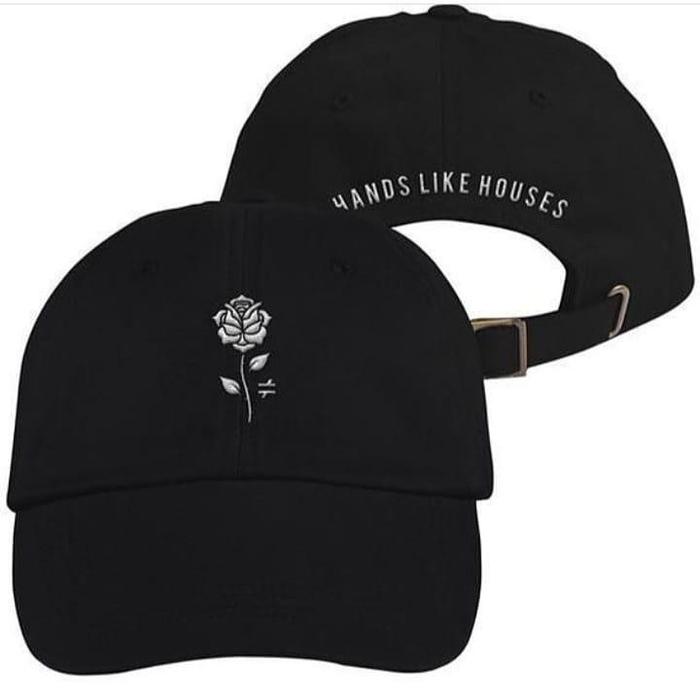 Gambar Topi Baseball Distro Hat Bunga Mawar Terbaru Original MURAH - Hitam dari Baim Store01 undefined Tokopedia