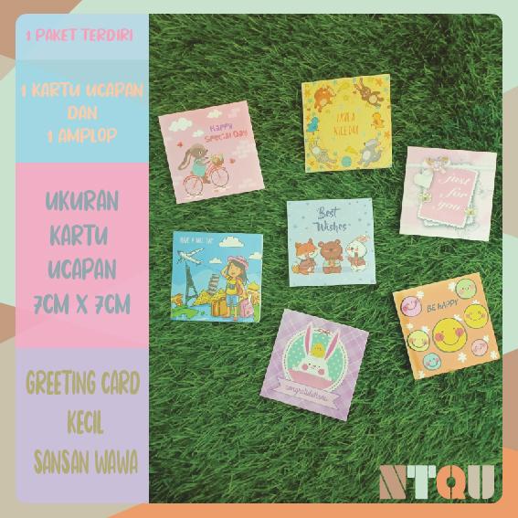 Gambar Kartu Ucapan Sansan Wawa Ulang Tahun, Umum, Gift Card / Greeting Card - SW01 dari NTQU undefined Tokopedia