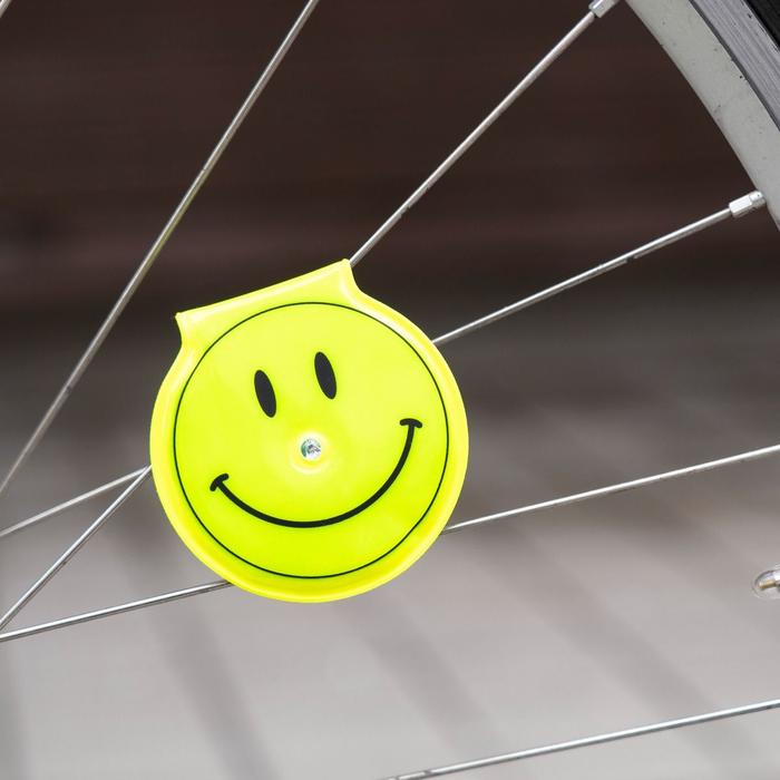Gambar BLUELUG SMILE REFLECTOR CLIP blue lug reflektor sepeda - Kuning dari MALO MART undefined Tokopedia