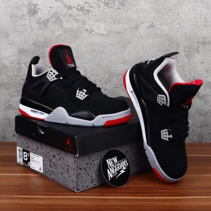 jordan 4 bred toe