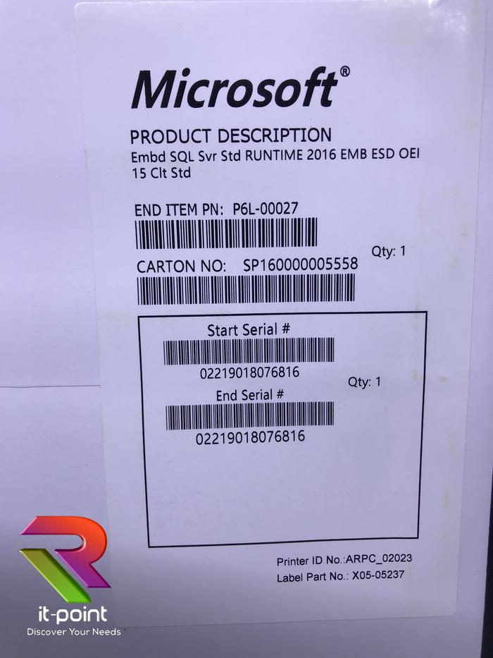 Jual ORIGINAL SQL Server 2016 Standard 15 Cals, 1 License - 15 Cal ...