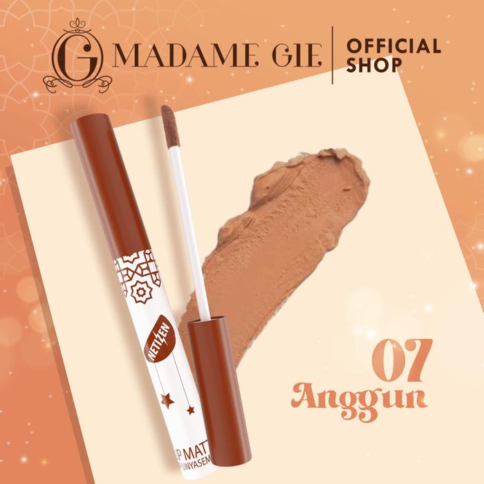 Gambar 【FLASH SALE LIVE】[LIPSTICK VIRAL] Madame Gie Lip Matte Netizen - Make Up Lipstick | Lip Cream Matte Lipcream  Bibir Almond Coklat Lipstik - 07 Anggun dari Madame Gie Cosmetics undefined Tokopedia