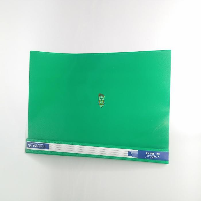 Gambar Bussiness File / bisnis file / Map File / map plastik Imco A4 - Hijau dari Bali Stationery undefined Tokopedia