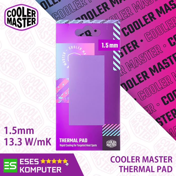 Gambar Thermal Pad Cooler Master THERMAL PAD | 13.3W/mK Thermal Conductivity - 1.5mm dari ESES Komputer undefined Tokopedia