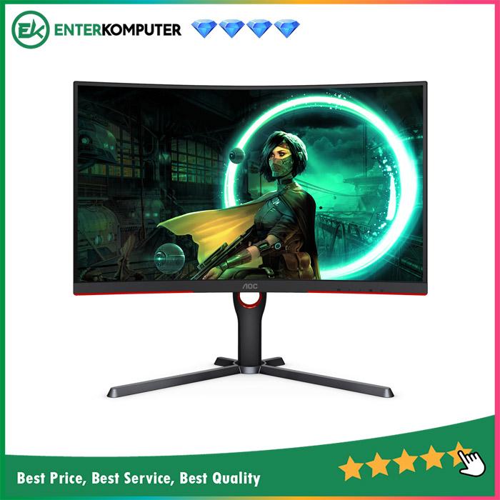 Gambar Monitor AOC 27" CQ27G3S QHD 165Hz Curved Gaming Monitor dari Enter Komputer Official undefined Tokopedia