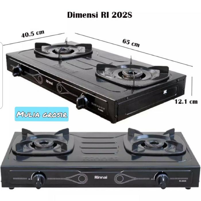 Jual Kompor Rinnai RI 202 S Kompor 2 Tungku Rinnai RI 202S - Kota Denpasar  - Mulia Grosir10 | Tokopedia