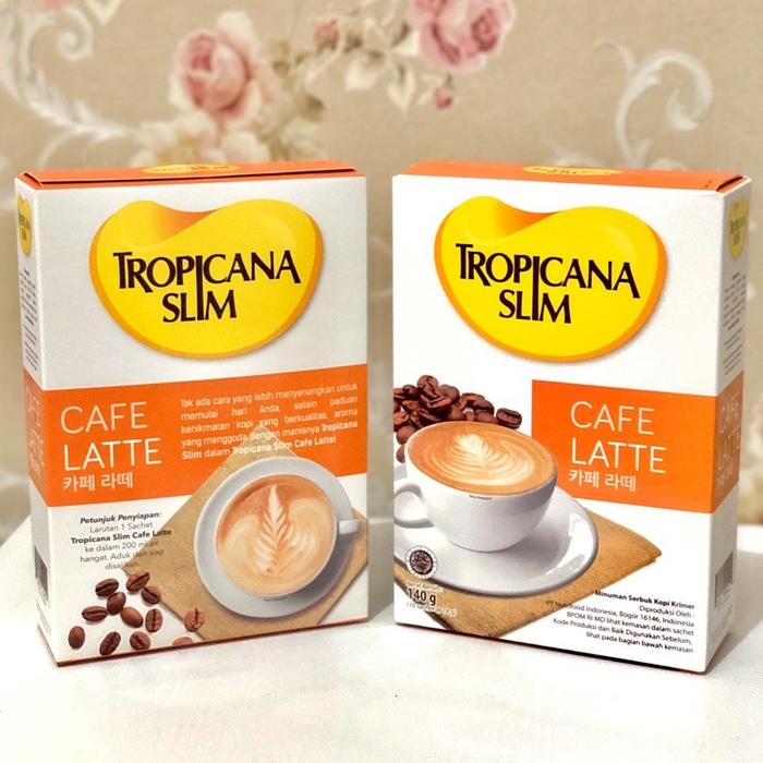 Gambar TROPICANA SLIM COFFE LATTE BEBAS GULA 140GR(10SACHET) dari MONIESHOP OFFICIAL undefined Tokopedia