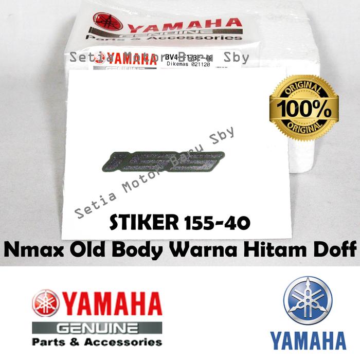Gambar Emblem Stiker 155 2DP / 40 Nmax N Max Old Body Hitam Doff Asli Yamaha Surabaya dari Setia Motor Baru Cabang Surabaya undefined Tokopedia