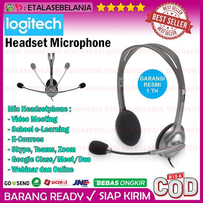 Jual Mic Headphone Headset Logitech 