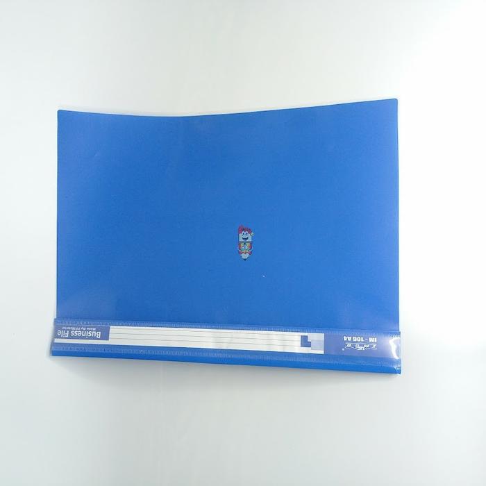Gambar Bussiness File / bisnis file / Map File / map plastik Imco A4 - Biru dari Bali Stationery undefined Tokopedia