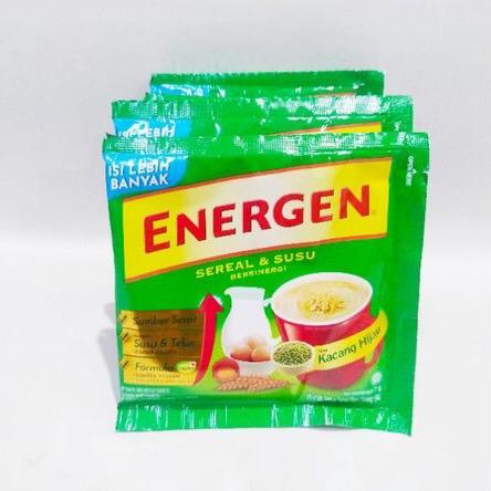 Gambar ENERGEN Kacang Hijau isi 10 Sachet @35g - 1 Renceng Sereal & Susu 35gr dari E-ssential Mart undefined Tokopedia