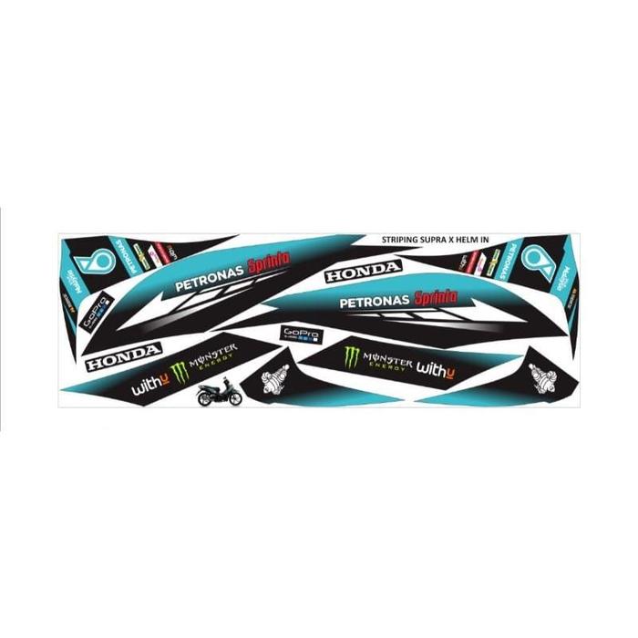 Gambar STRIPING STICKER HONDA SUPRA X 125 HELM IN / STIKER VARIASI Motorcycle Supra X Helm in - Tosca dari MubaroqSTRIPING undefined Tokopedia