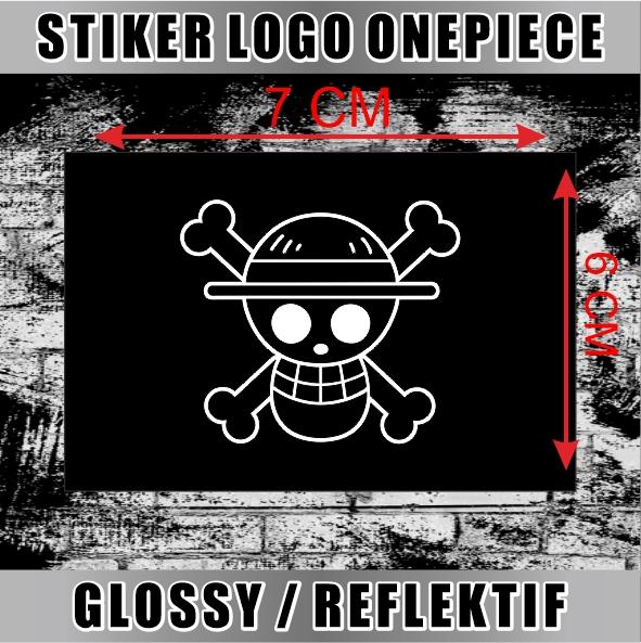 Gambar STIKER ONE PIECE CUTTING STIKER LOGO ONE PIECE - stiker 1, Putih dari Mojoks Customs undefined Tokopedia