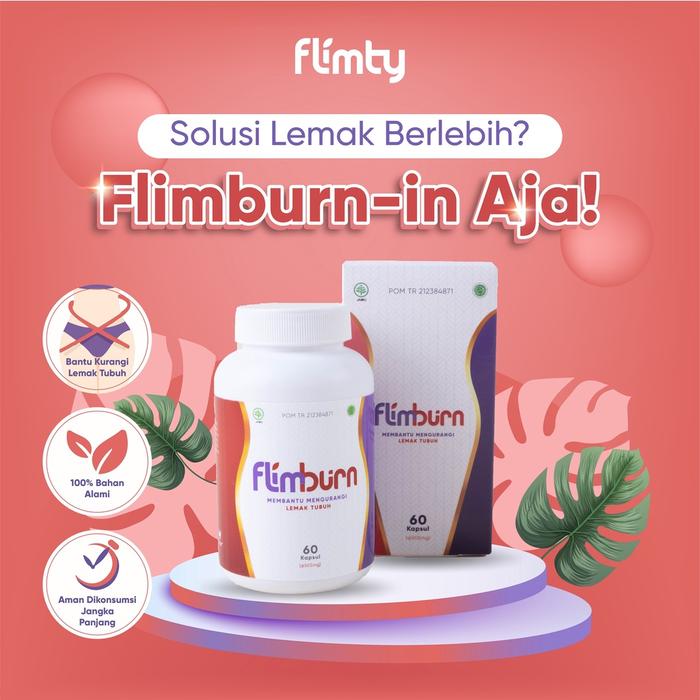 Gambar FLIMBURN BY FLIMTY 1 Botol isi 60 Caps PELANGSING HERBAL DIET SEHAT dari Elvor store undefined Tokopedia