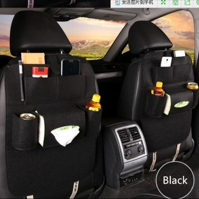 Gambar Car Seat Organizer Kantong Multifungsi Belakang Jok - Hitam dari Sarung Jok Mobil Elite Variasi undefined Tokopedia