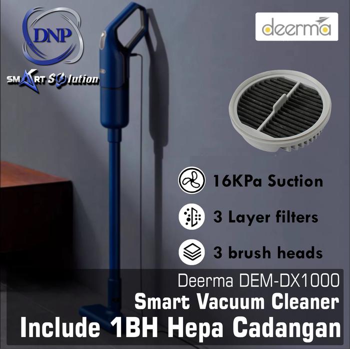 Gambar Vacuum Vacum Cleaner Deerma DX1000 Handheld Portable Penyedot Debu - +1HEPA Cadangan dari DNP Smart Solution undefined Tokopedia