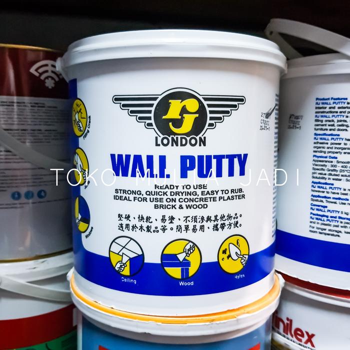 Gambar Dempul RJ 5 kg / plamir dinding tembok kayu putih serbaguna wall putty dari Toko Bangunan Mantap Jadi undefined Tokopedia