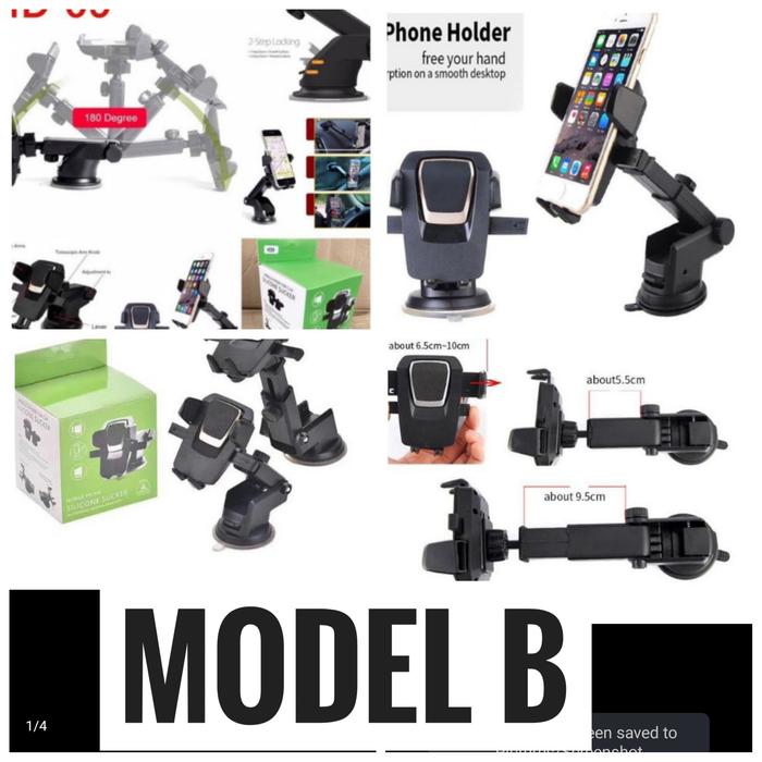 Gambar Car Holder for Smartphone with Suction Cup - Model B dari Bomotoshop undefined Tokopedia