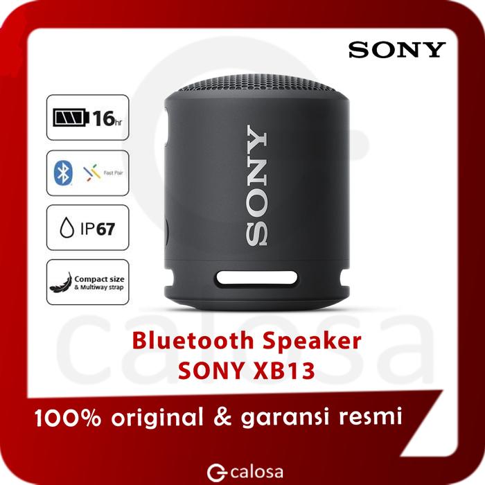 Jual SONY SRS XB13 Blue EXTRA BASS 