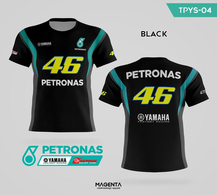 Gambar T-Shirt Kaos MotoGP - Petronas Yamaha #02 / Kaos Petronas Yamaha - TPYS-04, XS dari Magenta_Apparels undefined Tokopedia