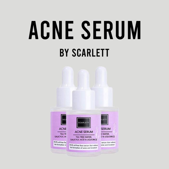 Gambar Scarlett Whitening Serum Acne Brightly Glowtening Niacinamide Retinol - ACNE dari GUDANG SKINCARE SBY undefined Tokopedia