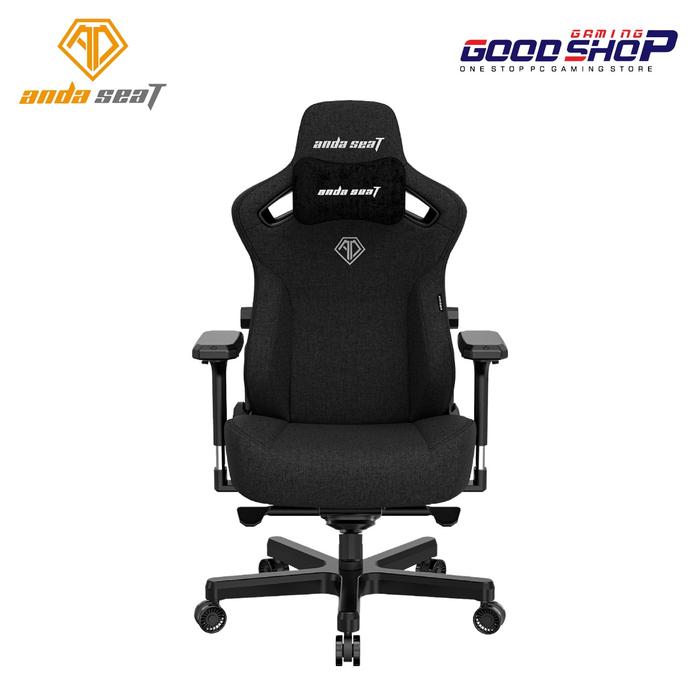 Gambar Andaseat Kaiser 3 XL Series Premium - Gaming Chair - Black Fabric dari GOODGAMINGSHOP undefined Tokopedia
