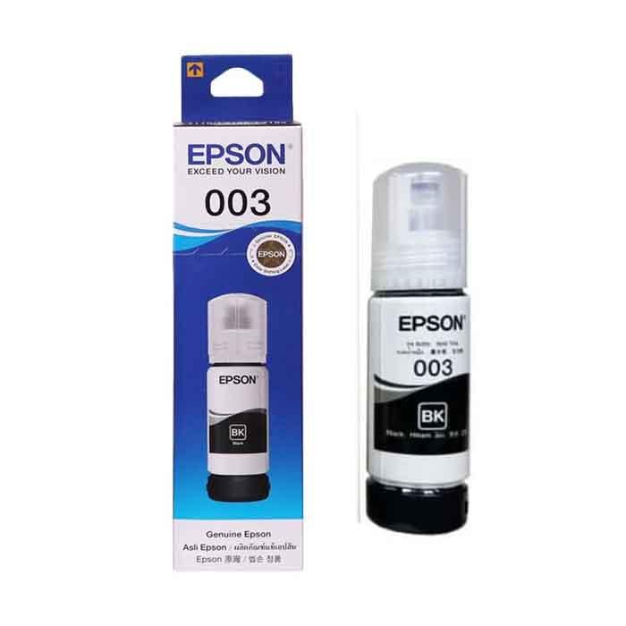 Gambar TINTA EPSON STYLUS T00V100 L1110/L3100/L3101/L3110/L3150/L5190)(003) - BLACK dari mdpsuperstore undefined Tokopedia